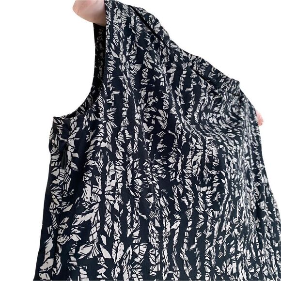 Skunkfunk Organic Cotton Fair Trade Sleeveless Black and White Dress XS - Picture 8 of 8